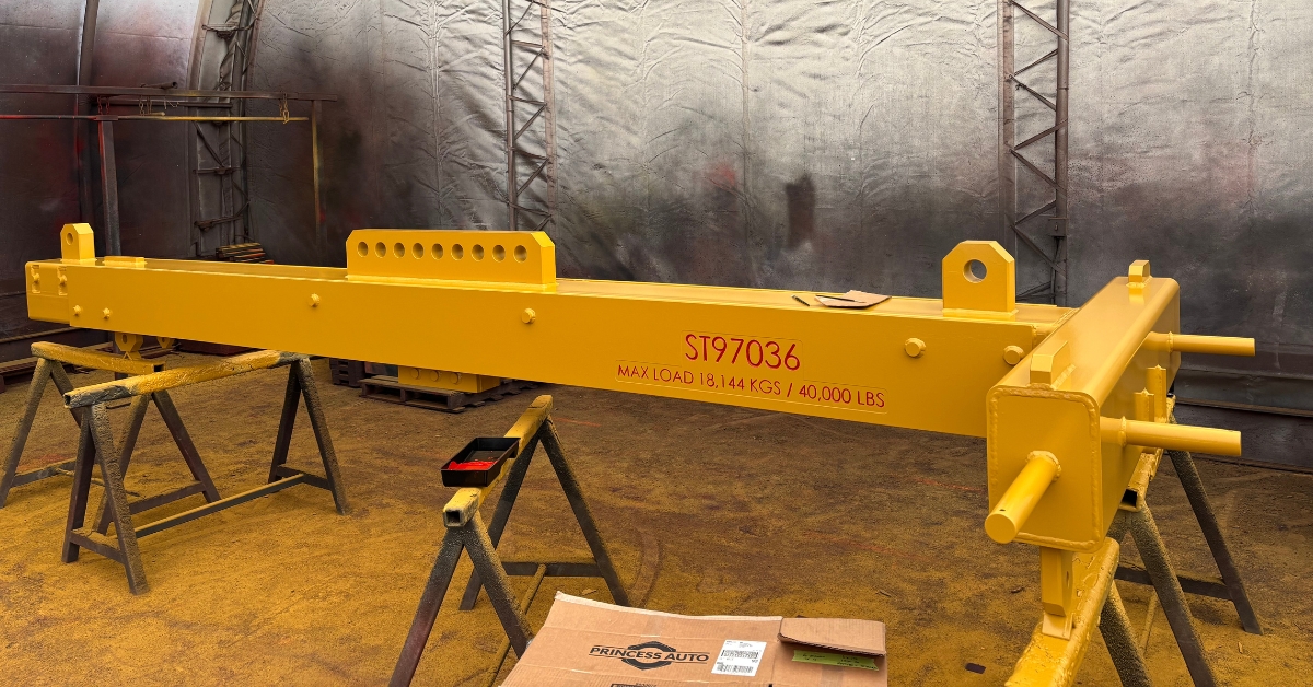 Custom 18′ Spreader Bar for Turbine Engine Hoisting